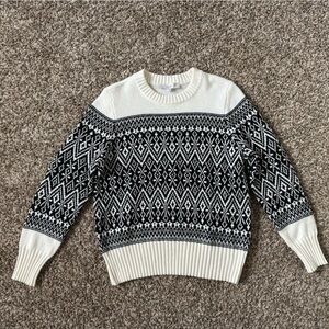 NWT LOFT Fair Isle Sweater Size L